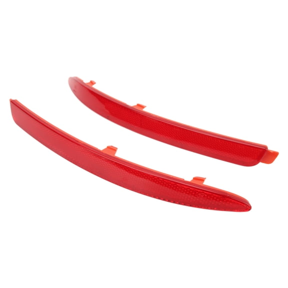 Riousery 2Pcs Rear Bumper Reflector Left Right Set 1Z0945105A Replacement for SKODA OCTAVIA 1z Facelift 2009-2012 (12.2 in / 31 cm) Auto Exterior Part