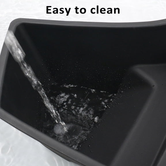 Riousery 2Pcs Rear Trunk Organizer Side Storage Box Bins Replacement for Tesla Model 3 Renewal Easy Install and Clean Black 16.93 inches / 43 cm
