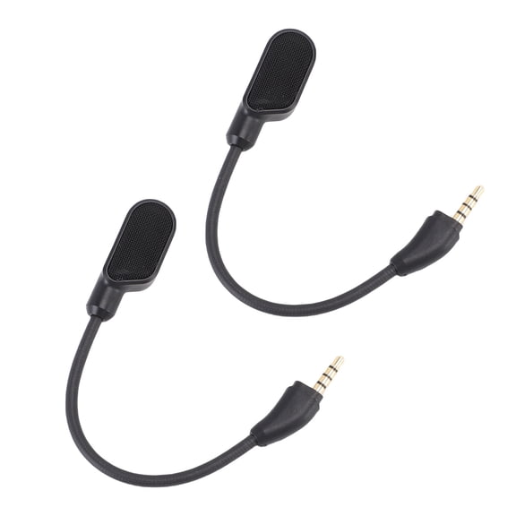 Riousery 2Pcs Replacement Gaming Headset Microphone Fit for HyperX Cloud III Wired Headphones Noise Cancelling Detachable Mic