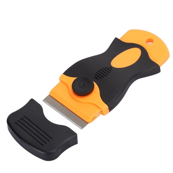 Riousery 2Pcs UV Glue Remover Cleaning Scraper Knife Disassemble Kit with 20 Plastic Blades for Mobile Phone Screen Repair Glass Decal Removal Tool (5.9 inches / 15 cm)
