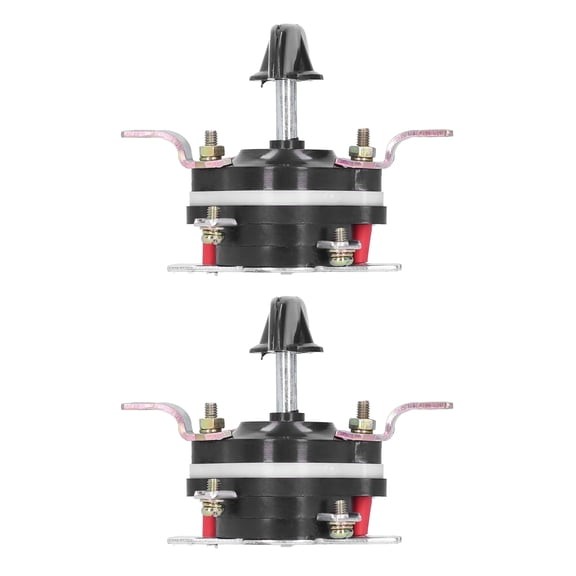 Riousery 2Pcs Universal Changeover Switch, Rotary Cam Reverse Combination Industrial Power Control Supplies HZ10D-10/2 220-380V 10A for Motor Master Circuit