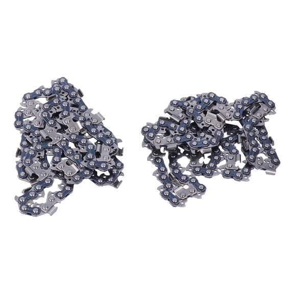 Riousery 2Pcs Universal Replacement Chainsaw Chain 20 inches / 50.8 cm 3/8in Pitch 0.058in Gauge 72 Drive Links 72DL Premium Alloy Steel Chain for Logging Lumbering and Professional Wood Cutting