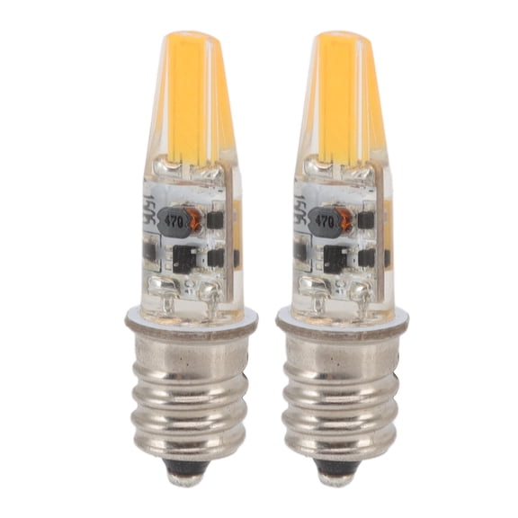 Riousery 2pcs 2W 12V E12 LED Candelabra Light Bulb, 3000K Warm Light, Energy Saving Mini Replacement Bulb (2.0 inches / 5.1 cm length)