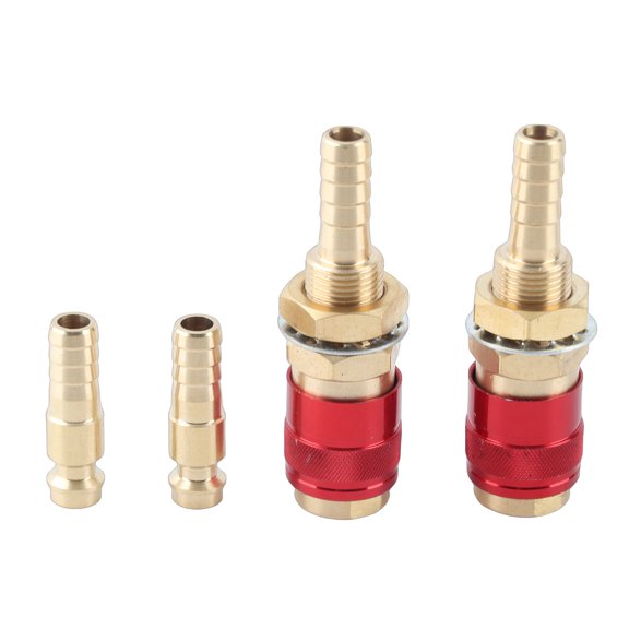 Riousery 2pcs 8mm Water Cooled & Gas Adapter Quick Connector Fitting For TIG Welding Torch