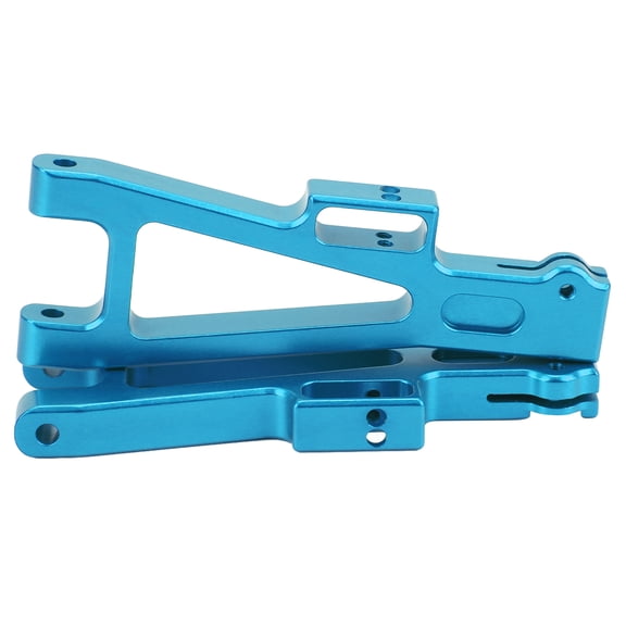 Riousery 2pcs Aluminum Alloy RC Suspension Arm Upgrade Parts Front and Rear Lower Swing Arms for JLB 1/10 Scale Monster Truck Models EA1003 Replacement Accessories Blue