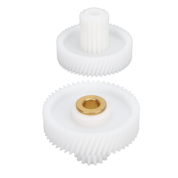 Riousery 2pcs Meat Grinder Gear Plastic Replacement Part Work Efficiently Multifunctional High Compatibility Mincer Gear for Sausage Machine Chili Cooker 1.9 inches / 4.8 cm
