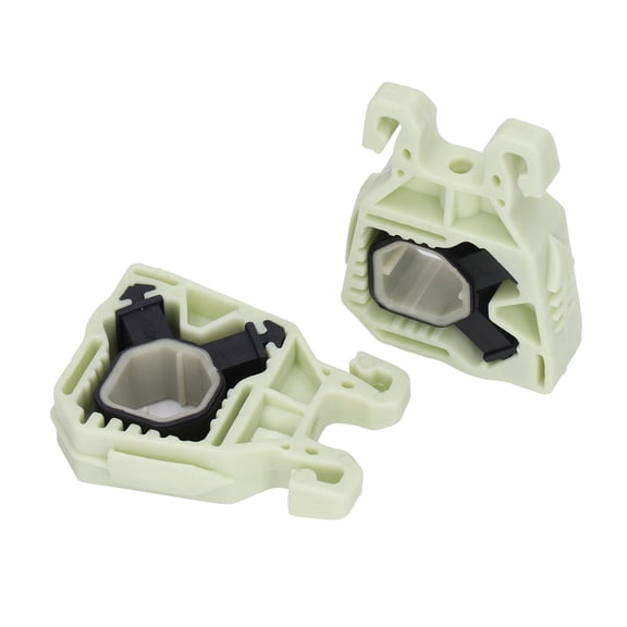Riousery 2pcs Radiator Mount Bracket 5Q0 121 367D Professional Sturdy Structure Replacement for A3 S3 TT (4.72 inches / 12 cm)