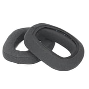 Riousery 2pcs Replacement Ear Pads Professional Noise Insulation Breathable Cotton Linen Fabric Memory Foam Soft Comfortable Ear Cushions for Zone Vibe 100 125 G435, Black