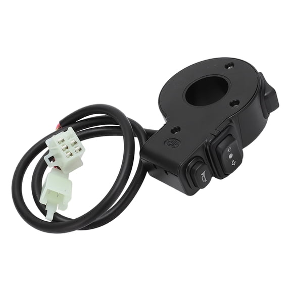 Riousery 3 in 1 Motorcycle Handlebar Switch Assembly Universal Headlight Turn Signal Horn Button Control for 22mm / 0.87 inches ATVs Sport Dirt Street Bikes Replacement Parts