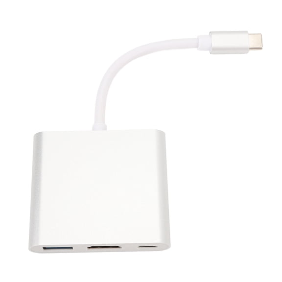 Riousery 3 in 1 Type C Adapter USB C to USB 3.0 4K HD Multimedia Interface PD Converter for Laptop Phone Tablet Type C to Multiport Converter Hub[cite: 1]