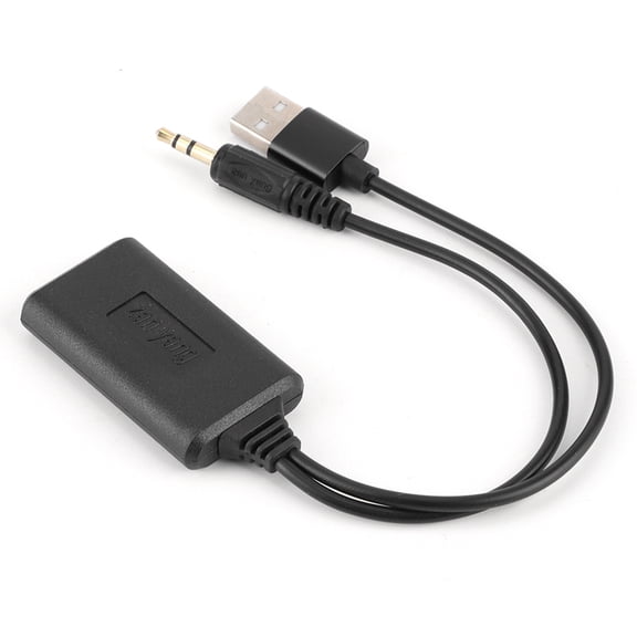 Riousery 3.5mm/0.14in Car AUX Audio Cable Wireless Bluetooth 5.0 Receiver Adapter HIFI Stereo Music Auto Accessories Dongle Receiver For Vehicles