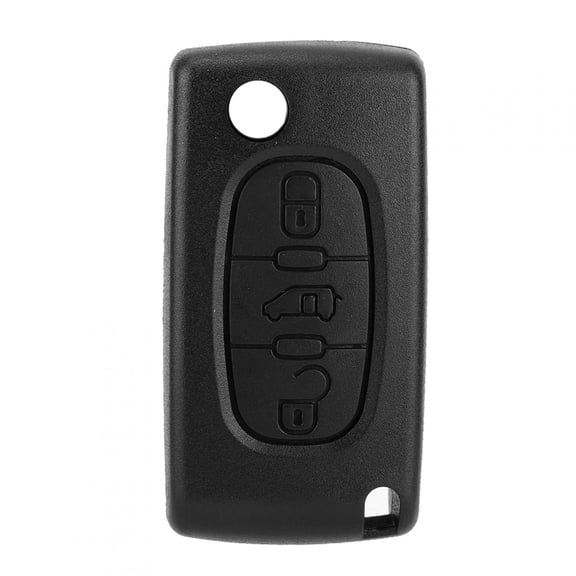 Riousery 3 Button Car Remote Flip Key Fob Case Blade Cover Shell Fit for Citroen DISATATCH Fiat Scudo (2.75 inches / 7 cm)[cite: 1]