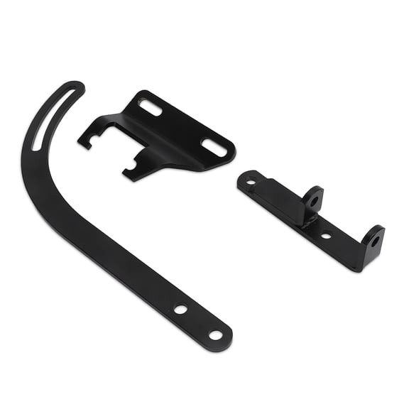 Riousery 3-Piece SWP Alternator Bracket Set Premium Steel Black Finish for SBC Small Block Chevy 265 283 305 327 350 383 400 High Performance Replacement Accessory Perfect Fit