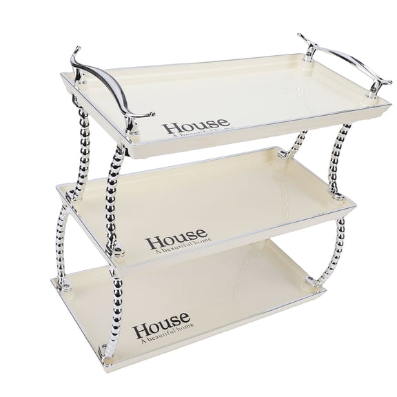 Riousery 3 Tier Cup Organizer Stand High Load Bearing Coffee Mug Stand Shelf Kitchen Counter Rack Small 12.2 Inches / 31 cm