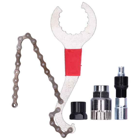 Riousery 3 in 1 Bike Repair Kit Cassette Removal Tool Chain Whip Bicycle Sprocket Remover Set (7.87 inches / 20 cm)[cite: 1]