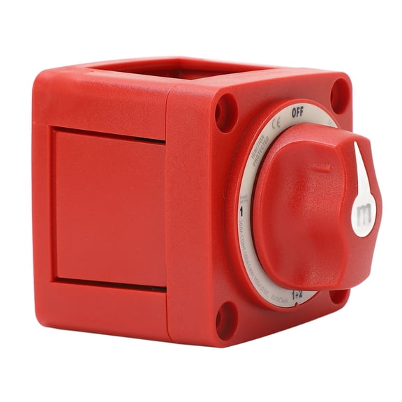 Riousery 300A Battery Disconnect Switch 32V DC Double Circuit Master Power Isolator Cut Off Switch for RV, Marine & Automotive (13.08 oz / 371 g)