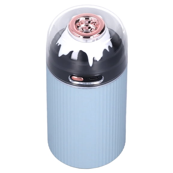 Riousery 300ml / 10.14 oz Portable Mini USB Car Humidifier with Night Light, Cool Mist Sprayer, Blue