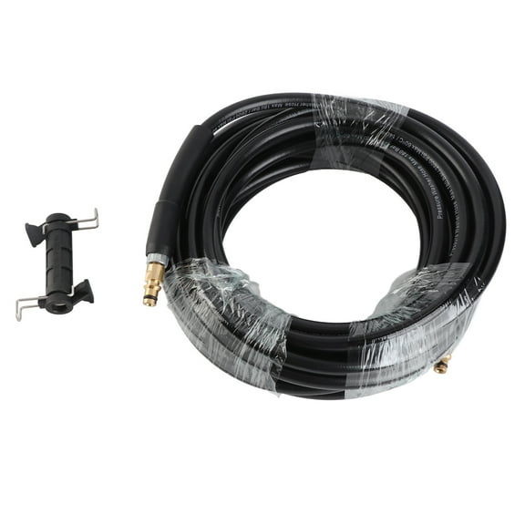 Riousery 32.81 ft / 10 m Pressure Car Washer Hose PVC Extension Three Layer Explosion Proof and Ultra Wear Resistant 180bar 2600psi Replacement Part