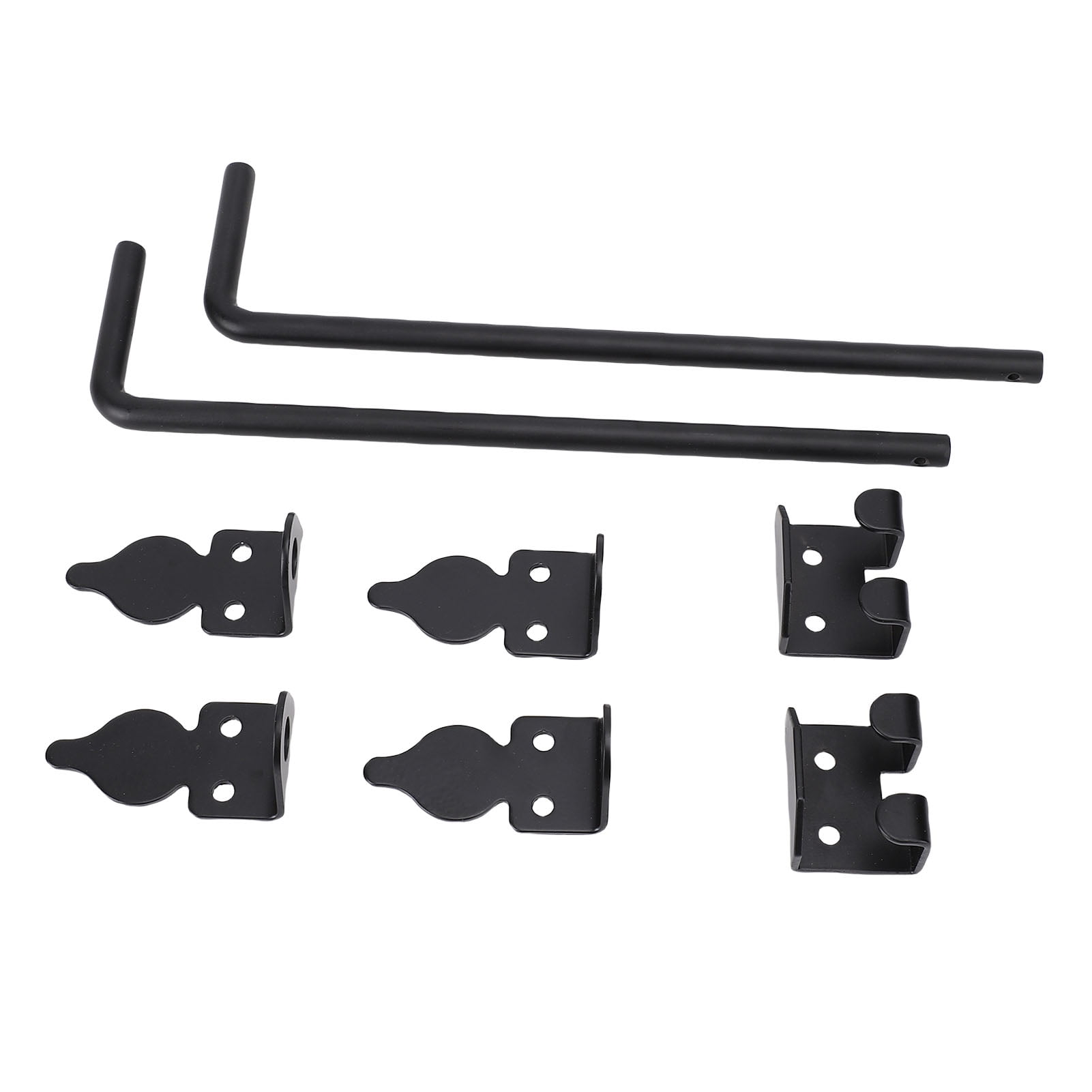 Riousery 32 in Heavy Duty Cane Drop Bolt Gate Ground Latch Rod Hardware for Wooden Fence Exterior Doors (32 inches / 81.28 cm)