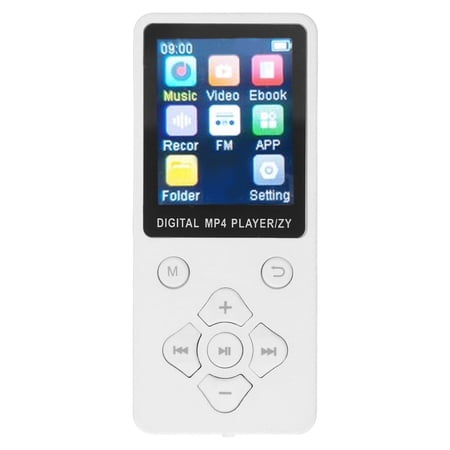 Riousery 32GB MP3 MP4 Player with Bluetooth 5.0, 1.8 Inch Color Screen HiFi Music Player, White [cite: 20, 24]