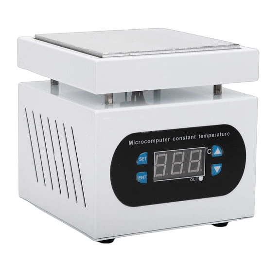 Riousery 350W Soldering Hot Plate Microcomputer Electric Preheat Station 100x100mm (3.94x3.94in) Aluminum LED Display Rework Heater EU Plug 220V [cite: 10, 15]