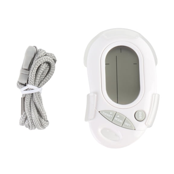 Riousery 3D Motion Sensor Pedometer with 7-Day Memory, Accurate Step Counter for Walking & Fitness Tracking, Calorie & Distance Measurement, 12/24-Hour Display, White (2.75 inches / 7 cm)[cite: 1]