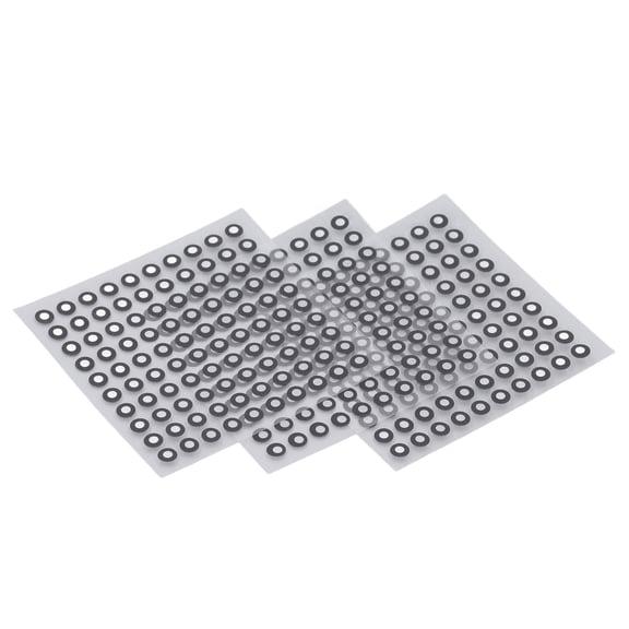 Riousery 3D Scanning Reflective Points, Scanner Positioning Stickers Reference Marking Points, 3mm / 0.12 in ID 6mm / 0.24 in OD, 3 Sheets (300 Pcs)