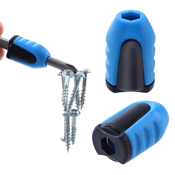 Riousery 3Pcs Bits Magnetizer Ring Powerful Universal Magnetic Socket for 6.35mm Screwdriver 1.1 x 0.7 inches / 28 x 17 mm