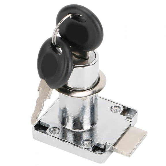 Riousery 3Pcs Heavy Duty Desk Drawer Lock with Keys, Zinc Alloy Security Office Cabinet Wardrobe Door Lock Hardware Accessory (1.5 inches / 38mm)