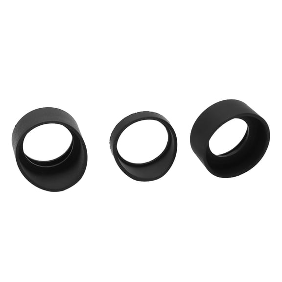 Riousery 3Pcs Microscope Eyepiece Eyeshields Soft Rubber Eyepiece Covers for AmScope SW SM ZM Microscope Biological Telescope Binocular Sight Eyepiece Accessories