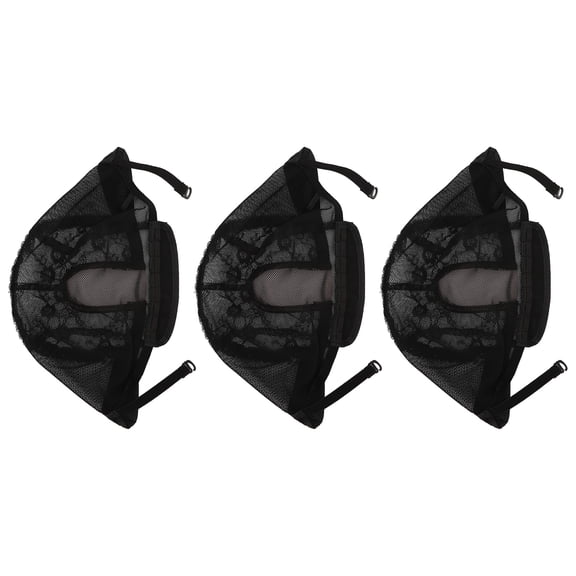 Riousery 3Pcs Wig Caps Soft Breathable Flexible Nylon Dome Stocking Wig Cap for Making Wigs Women Men (15cm / 5.9 inches)
