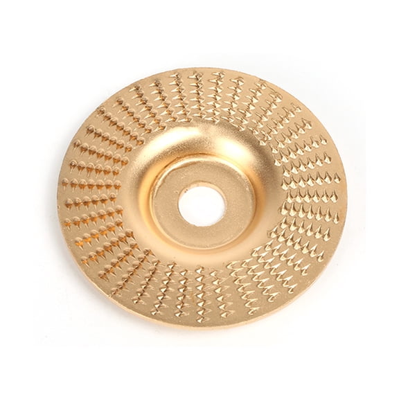 Riousery 4 Inches / 100 mm Woodworking Angle Grinder Molding Wheel, High-Carbon Steel Bevel Wood Shaping Disc, Premium Stump Grinder Carving Tool for Efficient Wood Cutting, Grinding, and Shaping