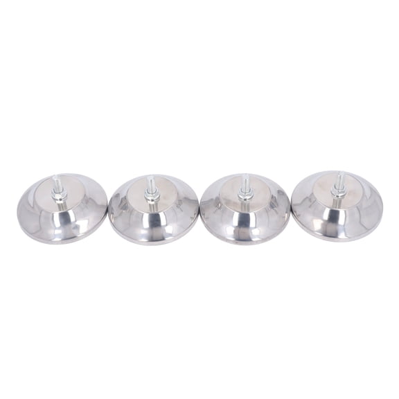 Riousery 4 PCS Billiard Pool Table Leg Levelers 5 Inch Adjustable Heavy Duty Leveling Risers for Football Soccer Ping Pong Tables with Metal Plates and Screws for Indoor Game Room Setup