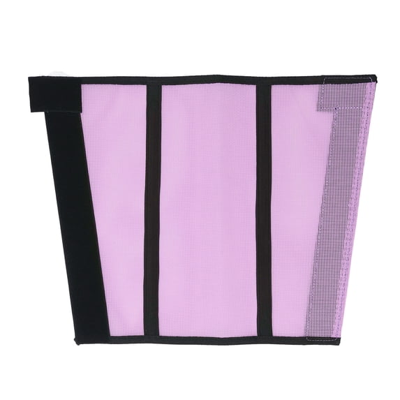Riousery 4 Pcs Horse Leg Protectors Protective Fly Wraps Breathable Mesh Boots For Stall And Pasture Use Purple 18.5 Inches (46.99 cm) Essential Equestrian Care Equipment For Horses Daily Protection