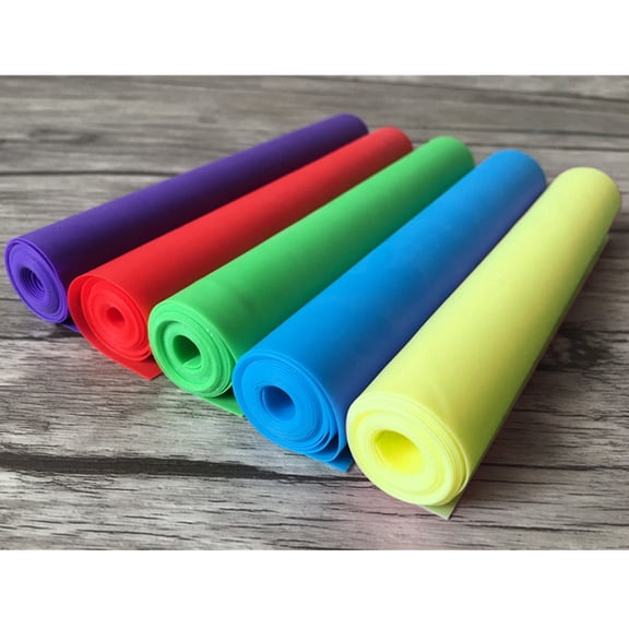 Riousery 4-Piece Yoga Equipment Set Core Sliders Resistance Loop Band Latex Stretching Strap Pilates Gym Rehab Kit (7.08in/18cm) [cite: 8, 10, 11]