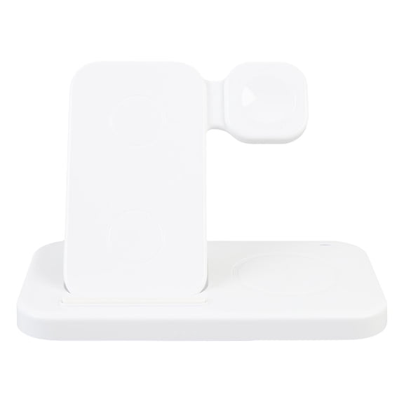 Riousery 4 in 1 Wireless Charging Station Foldable 15W Fast Charger Stand for Smartphone Smartwatch Headphone