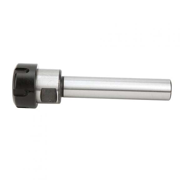 Riousery 40CR Collet Chuck Extension Rod Precision Straight Shank CNC Holder C20-ER25UM-100L Heavy-Duty High Precision Lathe Milling Tool Accessories 6.30 inches / 16 cm