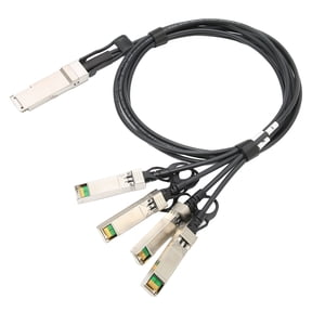 Riousery 40G QSFP Cable High Speed Good Heat Dissipation 1M QSFP+ to 4 SFP+ DAC Network Ethernet Cable Compatible with Cisco Huawei Dell HP ZTE Networking Systems (39.4 inches / 100 cm)