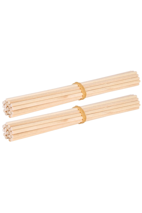 40pcs Wooden Round Dowel Rods Professional Watch Repairing Accessories for Watchmakers, 10.24 inches / 26 cm Length, Watch Cleaning Tool Kit for Dust and Pivot Holes