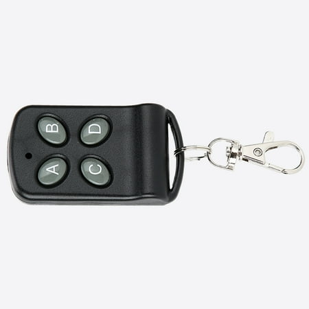 Riousery 433MHz Wireless Cloning Remote Control Duplicator 4-Key Enhanced Garage Door Opener Gate Transmitter (2.44 x 1.38 x 0.43 inches / 6.2 x 3.5 x 1.1 cm)