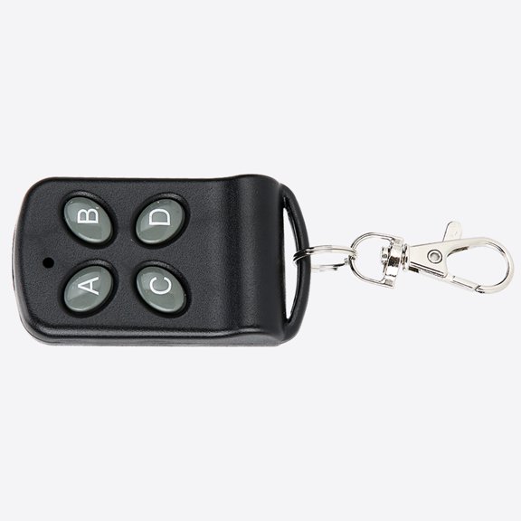 Riousery 433MHz Wireless Cloning Remote Control Duplicator 4-Key Enhanced Garage Door Opener Gate Transmitter (2.44 x 1.38 x 0.43 inches / 6.2 x 3.5 x 1.1 cm)