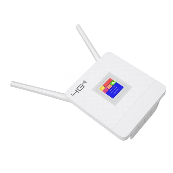 Riousery 4G LTE Wireless Router with SIM Card Slot 300Mbps Unlocked Mobile WiFi Hotspot 2 Detachable Antennas 100-240V EU Plug 9.45 inches / 24 cm[cite: 1]