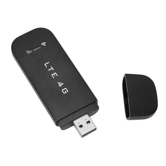 Riousery 4G Mobile WiFi Hotspot Mini LTE Portable Router, 150Mbps Download Speed, Up to 10 Connection Devices, LTE 4G USB Modem with WiFi Hotspot, Black, 5.12 inches / 13.0 cm