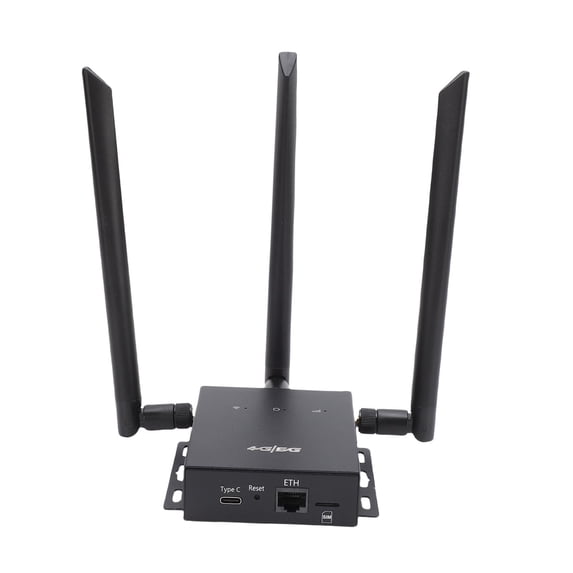 Riousery 4G Sim Card Router Wireless CPE WiFi Type C Single Network Port Antenna Detachable Hotspot European Version ED121
