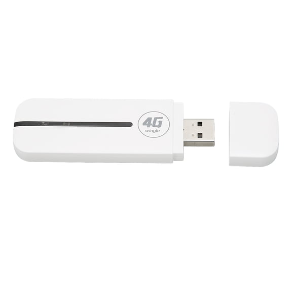 Riousery 4G USB WiFi Modem Plug and Play High Speed Mini Pocket USB WiFi Router for Car Outdoor Use White Portable Hotspot Support 10 Users 11 inches / 27.9 cm 24 oz / 680.4 g[cite: 1]