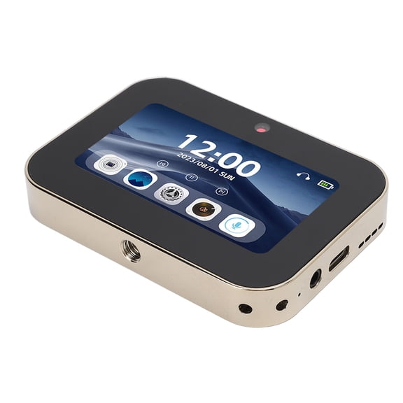 Riousery 4K Digital Camera with 3 Inch Touchscreen 64MP Vlogging Video Camera 120 Degree Wide Angle Compact Small Camera Movies Music Player 3600mAh Gold (10 inches / 25.4 cm)