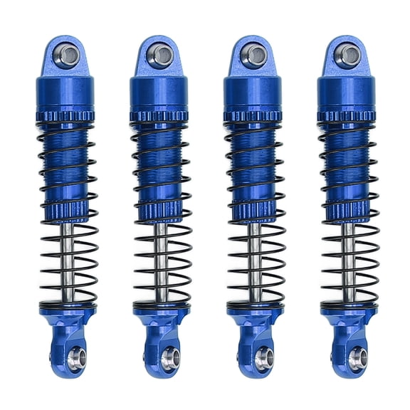 Riousery 4PCS RC Shock Absorber Damper Upgrade Parts High Strength T6061 Aluminum Alloy Replacement Blue (1.97 inches / 50 mm)
