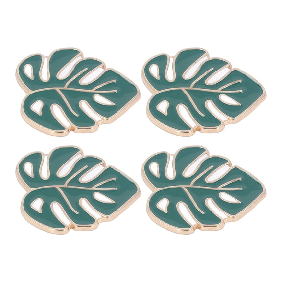 Riousery 4Pcs Needle Minder Set DIY Magnet Cross Stitch Embroidery Accessories Green Leaves (5 inches / 12.7 cm)