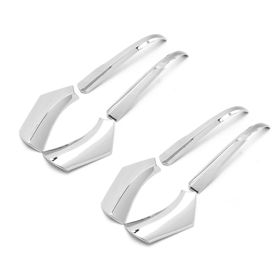 Riousery 4pcs Rearview Mirror Stripe Cover Trim ABS Chrome Side Mirror Caps Replacement for Toyota RAV4 2019-2020 RHD, 9.05 inches / 23 cm
