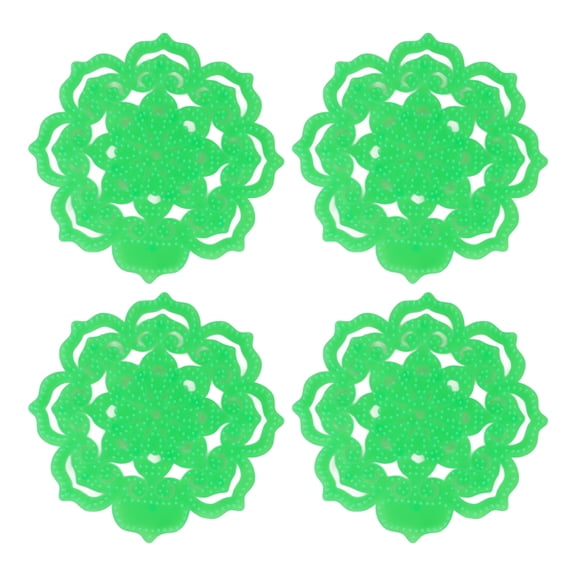 Riousery 4pcs Urinal Screen Odor Proof Deodorizer Splash Reducing Mats for Restaurants Office Toilet, Biological Enzyme Freshener Pads, 6.30 inches / 16.00 cm, Fresh Scent